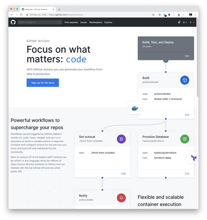 Introducing GitHub Actions UX Imposter